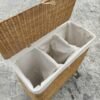 3-Compartment Laundry Basket