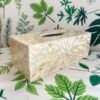 Mother of Pearl Tissue Box