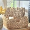 Water Hyacinth Wicker Tray Set